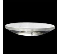 GAOJUDAF 15.5-80mm K9 Glass Flat Convex Optical Focusing Lens, Magnifying Convex Lens Focal Length 20-170mm 1pc(26 * 50 * 3.75 * 1.4mm)