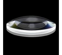 GAOJUDAF 1pc K9 Glass Flat Convex Lens, Center Thick 4-11.5mm, Spherical Optical Convex Focusing Lens for Light(60 * 130 * 10.7 * 3mm)