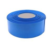 GAOJUDAF 1pc Wrapping Sleeve PVC Shrink Tube, Width 85-400mm Shrink Wrap Sleeve for Interface Sealing(Blue,130mm)
