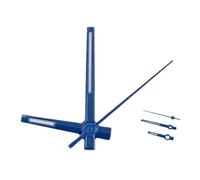 GAOJUDAF 6pcs/Set 8mm*12mm*12.5mm Watch Hands Kit, Green Luminous Watch Pointers Kit for NH35/NH36/4R/7S Movement(Blue)