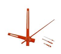 GAOJUDAF 6pcs/Set 8mm*12mm*12.5mm Watch Hands Kit, Green Luminous Watch Pointers Kit for NH35/NH36/4R/7S Movement(Orange)