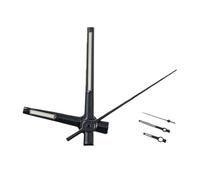 GAOJUDAF 6pcs/Set 8mm*12mm*12.5mm Watch Hands Kit, Green Luminous Watch Pointers Kit for NH35/NH36/4R/7S Movement(Black)