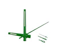 GAOJUDAF 6pcs/Set 8mm*12mm*12.5mm Watch Hands Kit, Green Luminous Watch Pointers Kit for NH35/NH36/4R/7S Movement(Green)