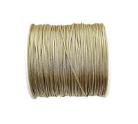 GAOJUDAF Braided String 0.4-1.5mm, Handmade Rope Weaving Knot Cord, Nylon Cord Thread for DIY Tassels Beading Thread 1pc(Wheat,0.8mm*10yards)