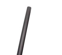 GAOJUDAF Carbon Twill Texture Tube 500mm, 3k Full Fiber Matte High Precision Pipes for RC Model Parts DIY Usage 1 piece(23x21mm)