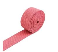 GAOJUDAF Cotton Webbing Bag Strap 2mm Thick, 5meters Braid Decorative Ribbon for Sewing Garment Lanyard Tape 1 Piece(Light Orange,38mm)