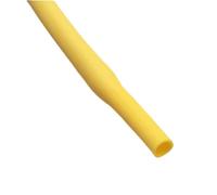 GAOJUDAF Heat Shrink Tube Polyolefin Thermal Cable Sleeve, Fit Protection Evenly 1pc(Yellow,25.4MM*100M)