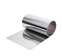 GAOJUDAF Metal 304 Steel Plate Stainless Sheet, 100mm*500mm Laboratory Ultra-thin Stainless Steel Foil 1pc(0.2mm)