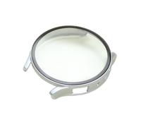 GAOJUDAF PC Case Smart Watch Accessory for Watch 7/6, Robust Tempered Glass Screen Protector Case Cover 1piece(Silver,40mm*6)