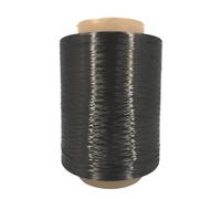 GAOJUDAF Roving Filament Yarn Carbon Fiber, Smooth Finish Black Conductive Heating Wire 3/6/12/24K 1 piece(10m*3)