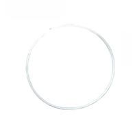 GAOJUDAF White Gasket PTFE Material 0.5mm*1.2mm, Front Watch Glass Accessories Crystal Gasket Seal Ring 1piece(34.5 x 1.2 x 0.5mm)