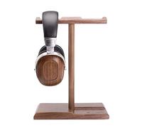 GAOJUNAN Desktop Headphone Stand, Fashion Universal Headphone Stand Bracket Headset Holder Solid Wood Desktop For Hanging Gaming & Office Accessory