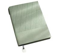 GAOJUNAN Notebook Work Writing A5 Thick Notebook Meeting Minutes Book With Pen Holder On The Spine Office Supplies(Grün)