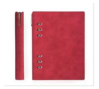 GAOJUNAN Notebook Work Writing Leather Writing Journal Refillable Personal For Men&Women,Travellers,Writers Poets, As A Diary Or Life Planner Office Supplies(A)