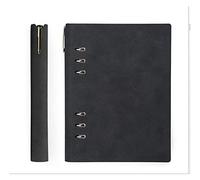 GAOJUNAN Notebook Work Writing Leather Writing Journal Refillable Personal For Men&Women,Travellers,Writers Poets, As A Diary Or Life Planner Office Supplies(B)