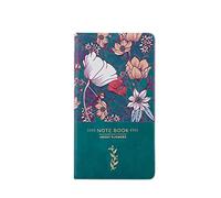 GAOJUNAN Notebook Work Writing Literary Exquisite Notebook Retro Creative Hand Book Soft Leather Portable Small Simple Diary Beautiful Fresh Office Supplies(A)