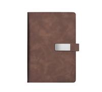 GAOJUNAN Notebook Work Writing The A5 Notebook Is Suitable For Office Work Note-taking And Study Diaries Office Supplies(Light Brown)