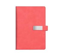 GAOJUNAN Notebook Work Writing The A5 Notebook Is Suitable For Office Work Note-taking And Study Diaries Office Supplies(Rosso)