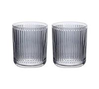 Gaolinci 2 Pcs Glass Tumbler Cup,Toothbrush Holder, Bathroom Cups, 10 oz