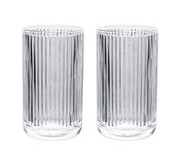 Gaolinci 2 Pcs Glass Tumbler Cup,Toothbrush Holder, Bathroom Cups, 13 oz