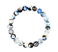 GAOLINGS EU Mixed Natural Stone Beaded Bracelet for Men & Women - Abundance Energy Healing Jewelry, Stretch Wristband with Green Aventurine, Tiger Eye & Citrine Crystals 03(3)