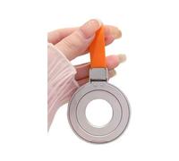 GAOLINGS EU Ultra-Thin Magnetic Phone Holder Desktop Lazy Influencer，Magnetic Phone Grip Stand, All-Metal Holder with Elastic Strap, Multi-Angle Foldable Kickstand 04(Silver)