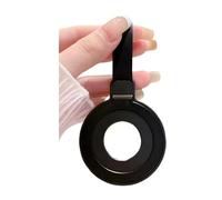 GAOLINGS EU Ultra-Thin Magnetic Phone Holder Desktop Lazy Influencer，Magnetic Phone Grip Stand, All-Metal Holder with Elastic Strap, Multi-Angle Foldable Kickstand 04(Black)