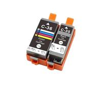 GAOLINLINOZ PGI-35 PGI35 PGI-35BK CLI-36 CLI36 InkJet Ink Cartridge Compatible For C-anon PIXMA IP100 IP110 IP100B TR150 Mini 260 320(1SET)
