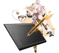 GAOMON M10K Drawing Tablet, 10x6.25 inch Graphics Tablet with Touch Ring