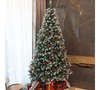 GAONUDAN Artificial Christmas Tree Pre-lit Christmas Tree 250 LED Luxury Raised Tree 800 Tips with 50 Berries and 50 Pine Cones, Home Party Decorations (5FT/150CM)