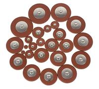 Gaoominy 25 pcs Professional Leather Tenor Saxophone Pads Orange Sax Pads Replacement Woodwind Musical Instruments Parts & Accessories