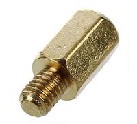 Gaoominy 50 Pcs PC PCB Motherboard Brass Standoff Hexagonal Spacer M3 7+4mm