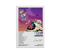 GAOSHI Kanye West Poster Graduation Album Cover Posters Poster Wall Art Canvas Gift For Friend Bed Room Living Room Decor Modern Aesthetic08x12inch(20x30cm) Unframe-style-2