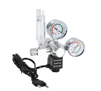 GAOUTO Aquarium CO2 Pressure Regulator, W21.8 Interface, Dual Gauge Display with Bubble Counter and Check Valve System, Pressure Regulator for Planted Aquarium, Outdoor CO2 Regulator for Aquariums