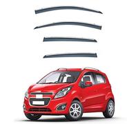 gaowenying 4 Piece Car Wind Deflectors,for Beat M300 2010-2015,Car Side Window Visor,Rain Deflector