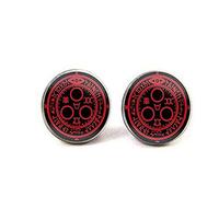 gaoxiang Silent Hill Halo of The Sun Cufflinks Jewelry Silent Hill Halo of The Sun Cufflinks Glass Cabochon Cufflinks