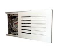 GAOXIAO Decorative Fuse Box Covers Conceal The Electricity Meter, Fuse Box Cover Cabinet Wall Mounted Electrical Panel Cover Modern, Painting Hidden Circuit Breaker White/B 40 x 30cm