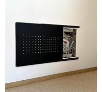 GAOXIAO Decorative Fuse Box Covers Conceal The Electricity Meter, Wall Mounted Cabinet Circuit Breaker Panel Covers, Hide Meter Electric Electrical Circuit Breaker Box Black/C 45 x 35cm