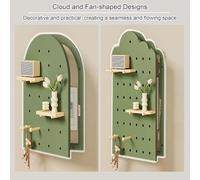 GAOXIAO Electric Meter Box Cover Decorative Wall Fuse Box Covers, Moisture Resistant PP Wood Panel Wall Mounted Cabinet with Flip Devise, Hidden Slim Enclosure for Homes A Wood 40 x 75 cm