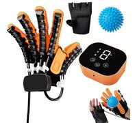 GAOXIAO Finger and Hand Function Rehabilitation Trainer Robotic Rehab Gloves, Stroke Recovery Equipment for Dementia Arthritis Stroke Hemiplegia Patient, Hand Support for Arthritis A Right Hand S