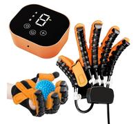 GAOXIAO Intelligent Hand Rehabilitation Robot Gloves, Finger Exerciser Gloves for Stroke Hemiplegia Aids Patients with Hand Dysfunction Both Hand Function Recovery Equipment(Size:L,Color:Left)