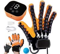 GAOXIAO Rehabilitation Robot Gloves Finger Training Cerebral Palsy Stroke Hemiplegia Patient Finger and Hand Function Trainer Rehab Left Recovery Exercise Equipment Device Orthosis A Right Hand S