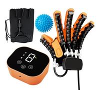 GAOXIAO Rehabilitation Robot Gloves, Hand Therapy Equipment for Hemiplegia Stroke Cerebral Palsy Patient Rehabilitation, Rehab of The Hand Paralysis, Robotic Glove for Finger Training A Left Hand S