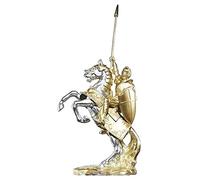 gaoxueyong Medieval Knight Statue Knight Statue Templar Art Model Ornaments Vintage Samurai Craft Home Office Decoration Accessories Figures