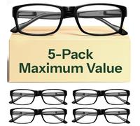Gaoye 5 pack Reading Glasses Men/Women, Eyeglasses, Blue Light Readers for Men/Women, Computer Eye Glasses, Cheaters