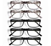 Gaoye 5 pack Reading Glasses Men/Women, Eyeglasses, Blue Light Readers for Men/Women, Computer Eye Glasses, Cheaters