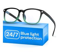 Gaoye Fashion Square Fake Eyeglasses, Eyewear Frames with Anti UV Ray Computer Gaming Glasses, Blue Light Blocking Glasses for Men
