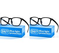 Gaoye Fashion Square Fake Eyeglasses, Eyewear Frames with Anti UV Ray Computer Gaming Glasses, Blue Light Blocking Glasses for Men