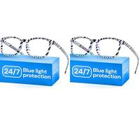 Gaoye Fashion Square Fake Eyeglasses, Eyewear Frames with Anti UV Ray Computer Gaming Glasses, Blue Light Blocking Glasses for Men