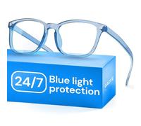 Gaoye Fashion Square Fake Eyeglasses, Eyewear Frames with Anti UV Ray Computer Gaming Glasses, Blue Light Blocking Glasses for Men